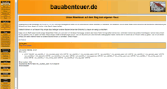 Desktop Screenshot of bauabenteuer.de